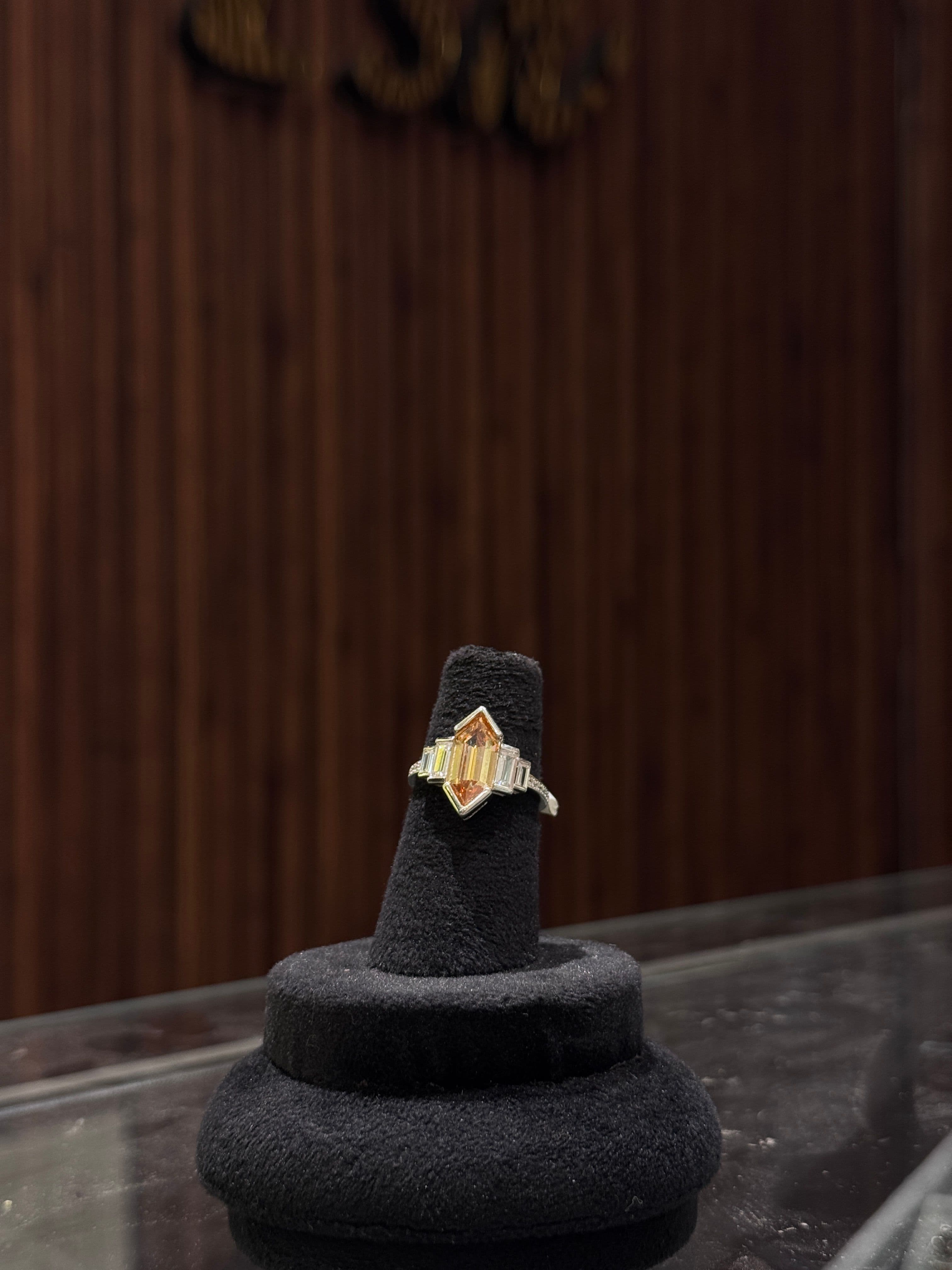 Amber Radiance Ring