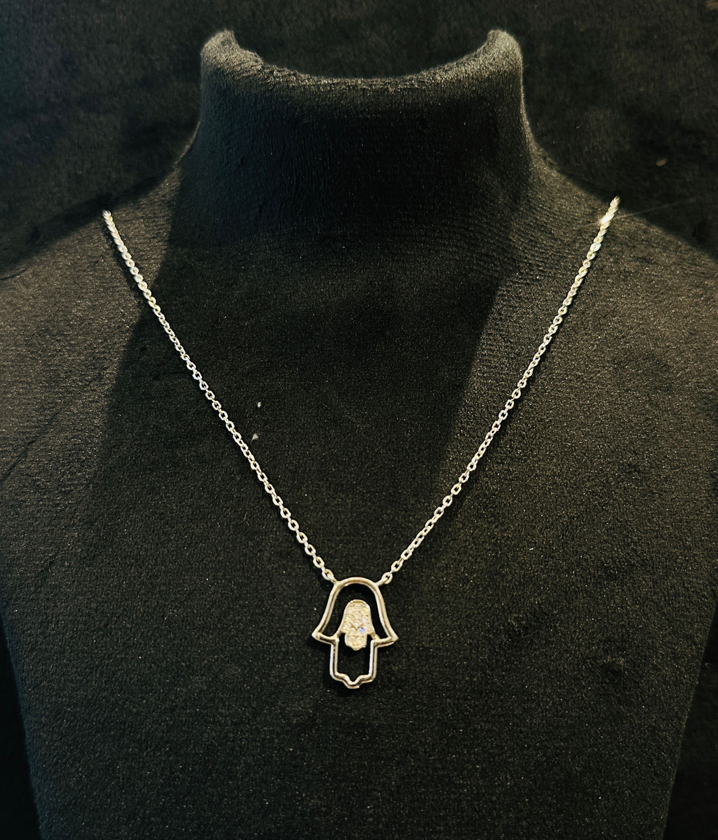 Hamsa Glow Necklace