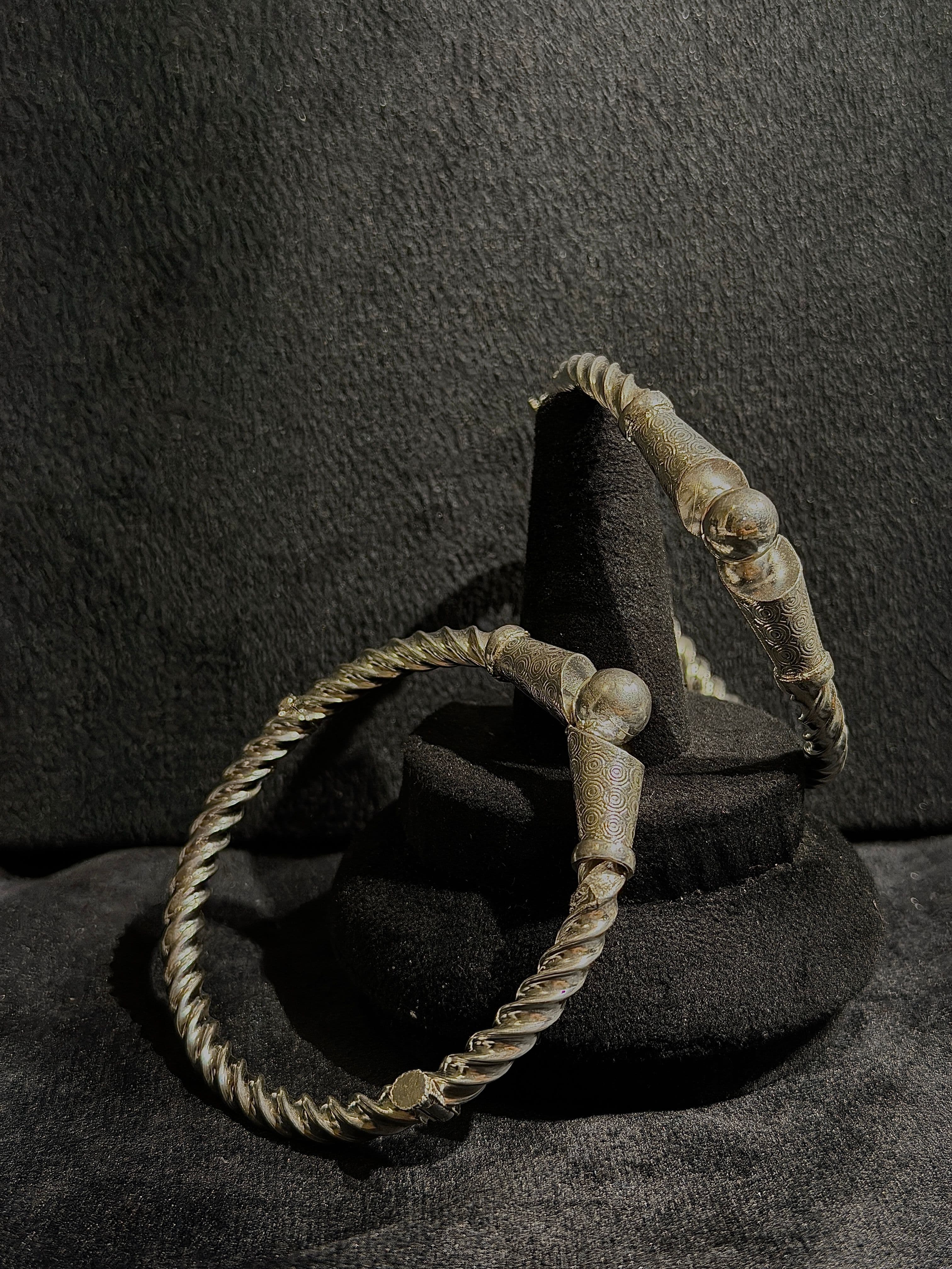Braided Statement Kashmiri Kada