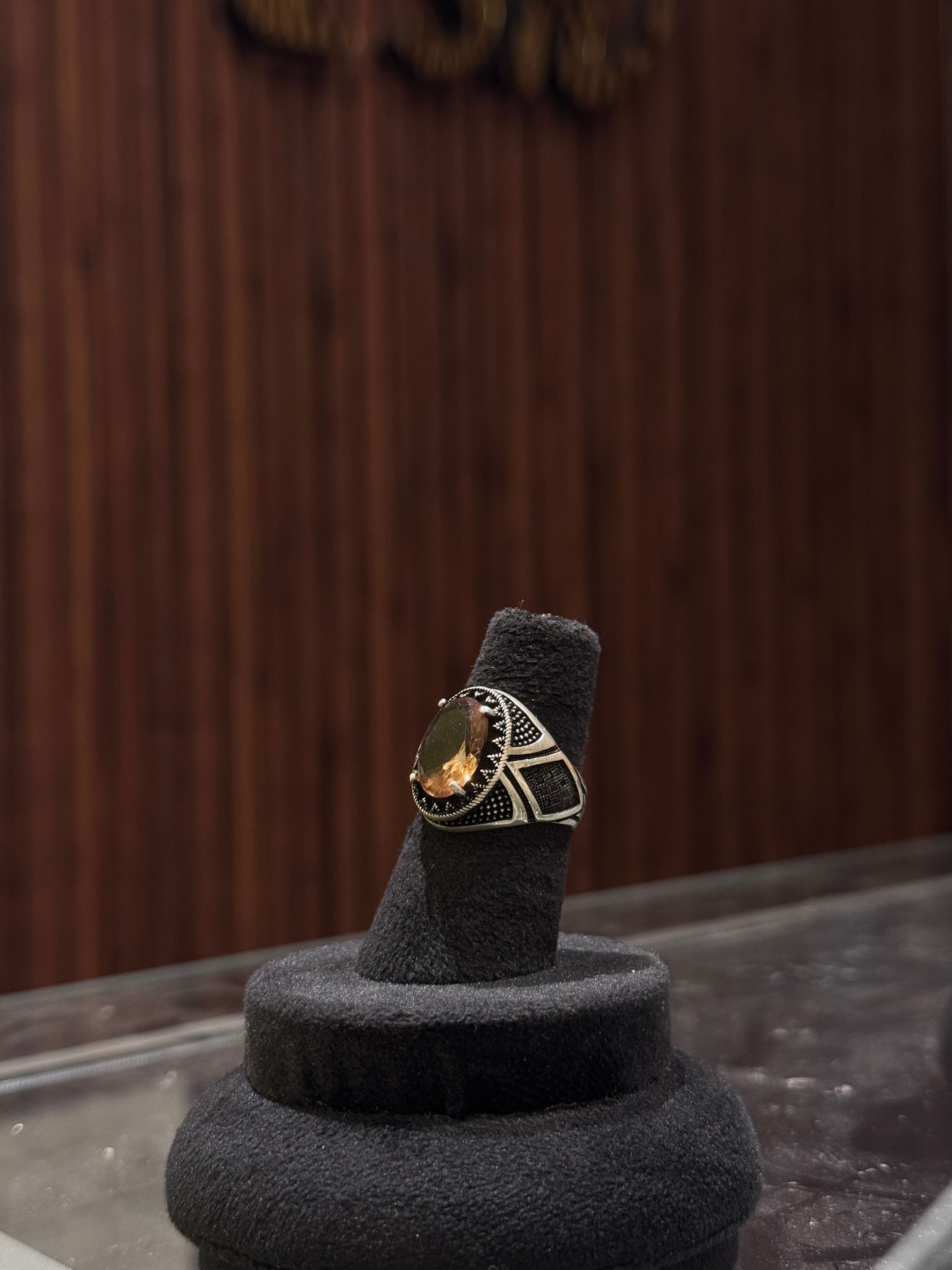 Amber Majesty Ring