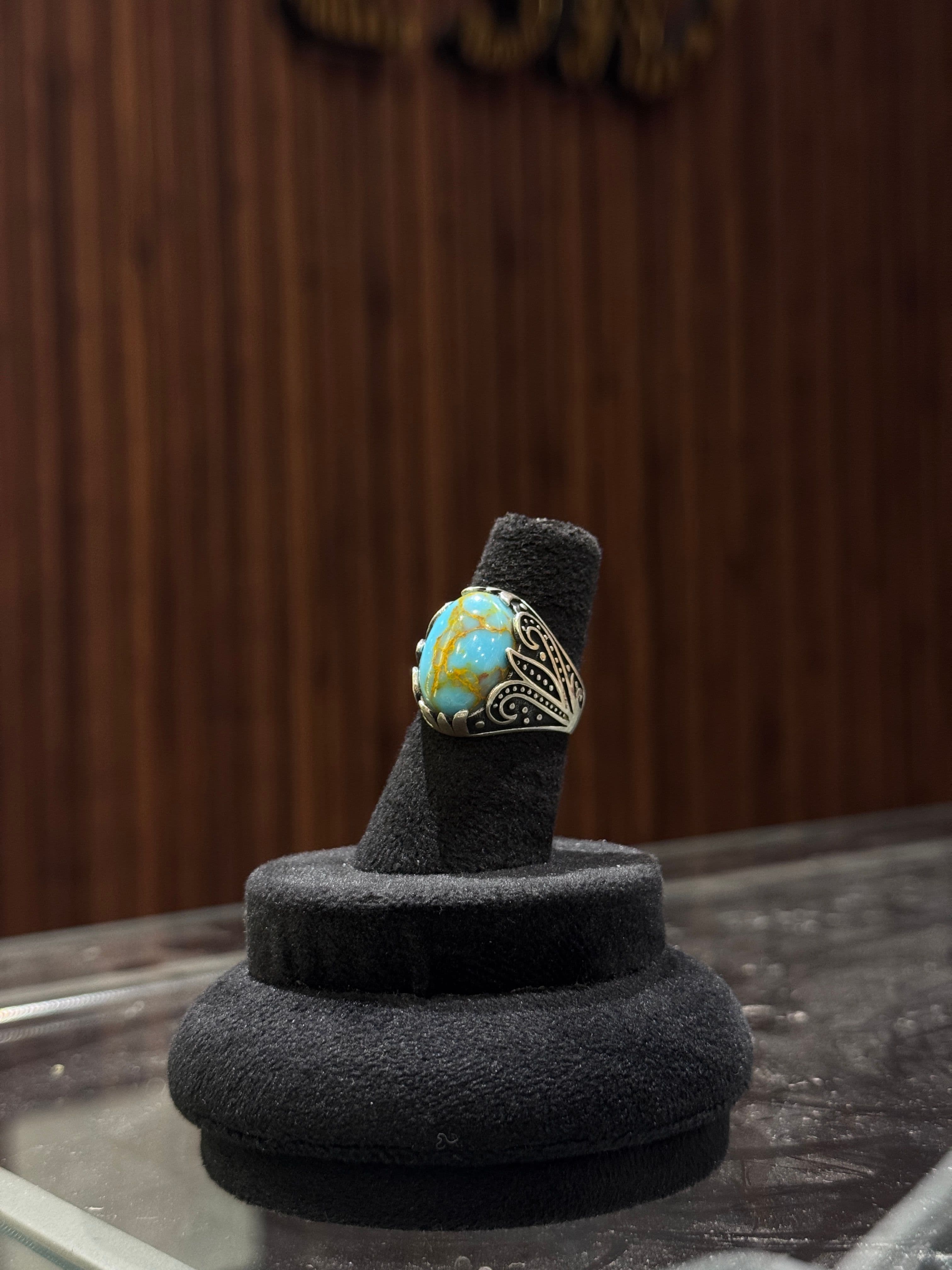 Azure Elegance Ring