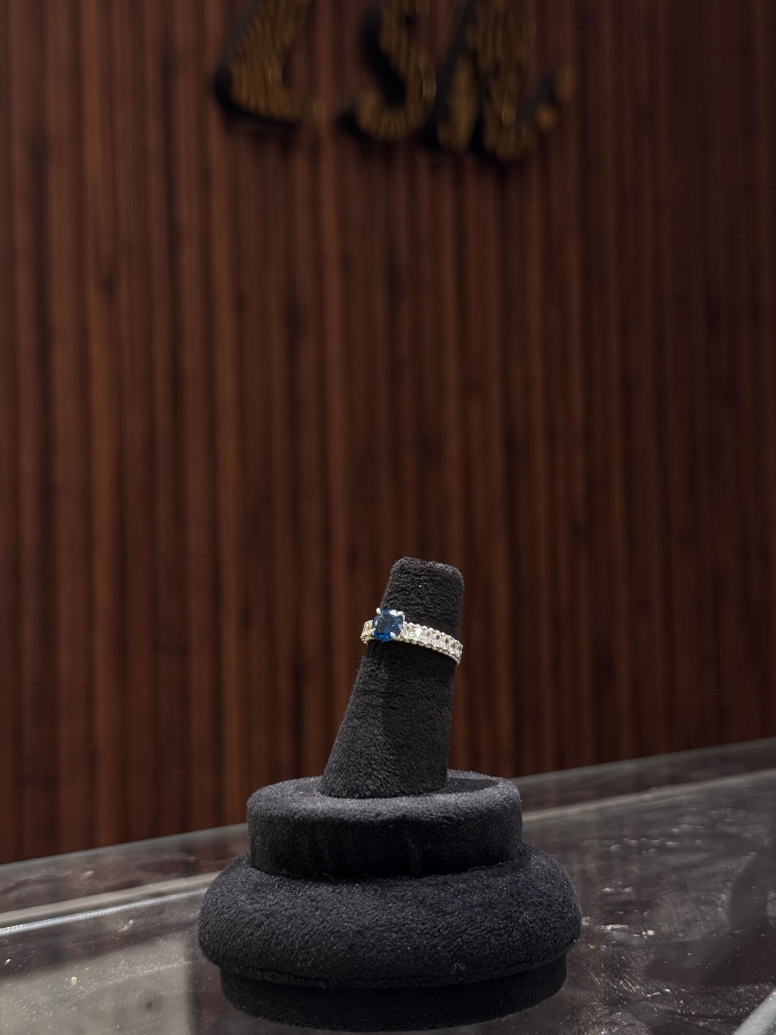 Azure Elegance Ring