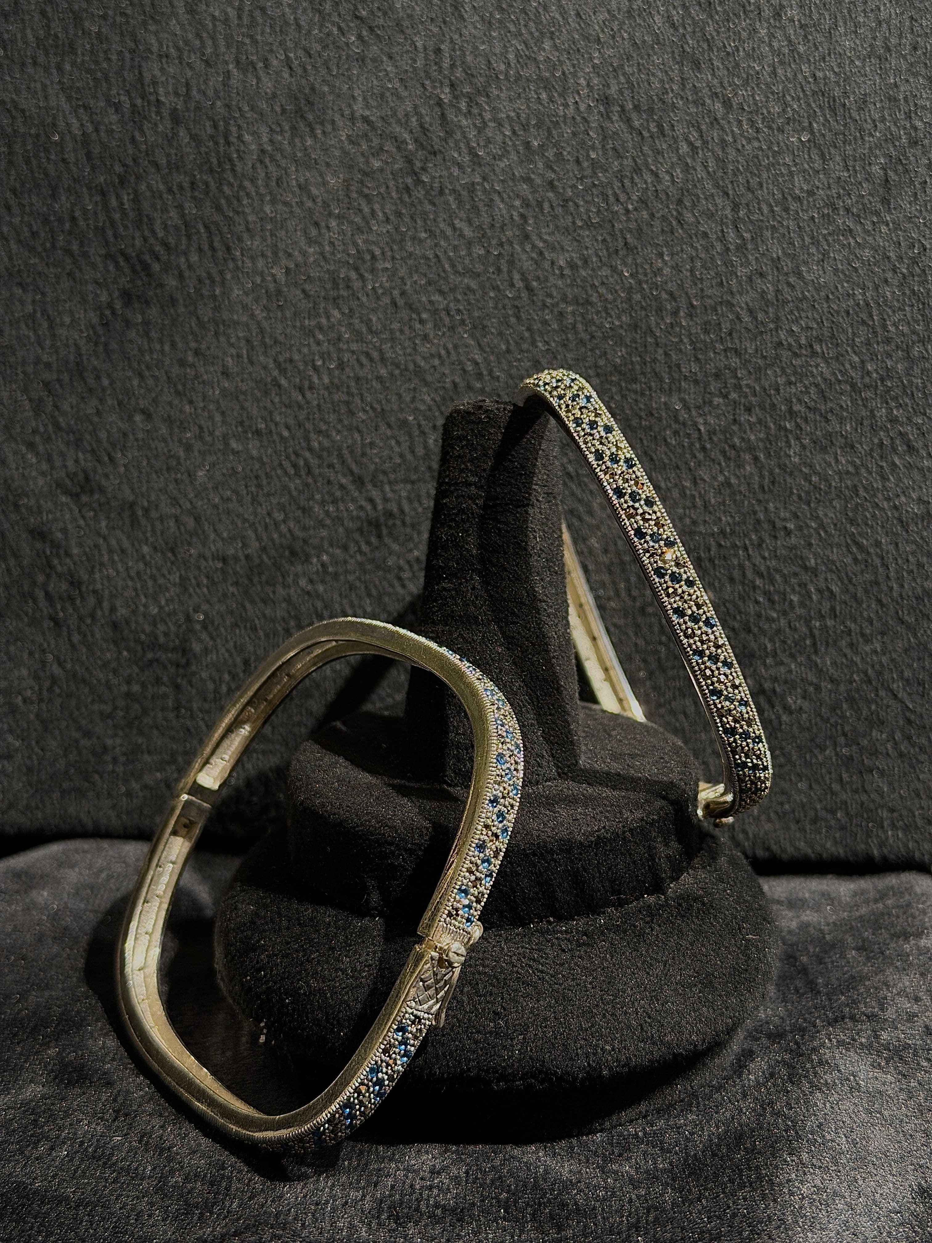 Crystal Edge Luxe Bangles