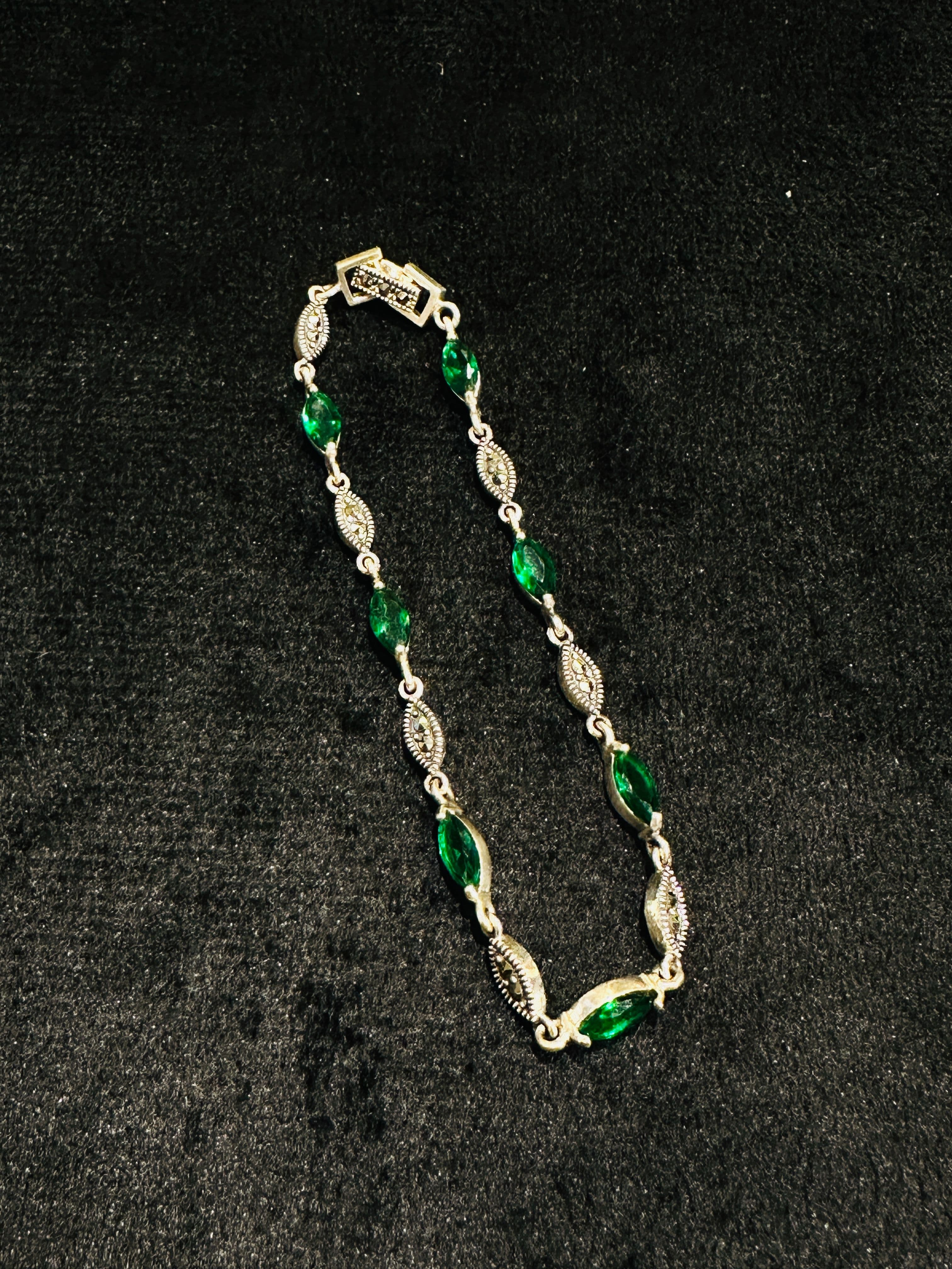 Emerald Marquise Bracelet